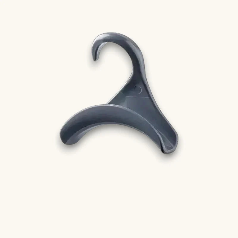 Sleek dark gray Plastic Scarf Hanger with modern design